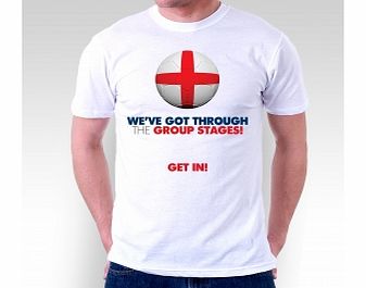 Unbranded We Got Through The Group England White T-Shirt