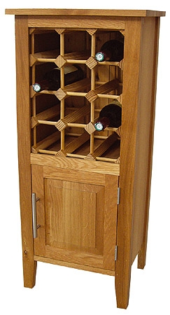 Unbranded Wealden 12 Bottle Oak Wine Rack (Unfinished)
