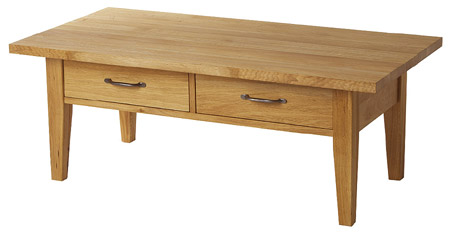 Unbranded Wealden Coffee Table with 2 Drawers (Oiled