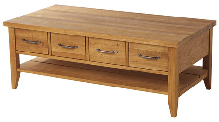 Unbranded Wealden Coffee Table with 4 Drawers (Lacquer