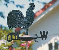 Smart, cast-iron effect Weather Vane made from durable, rust resistant and anti-corroding resin