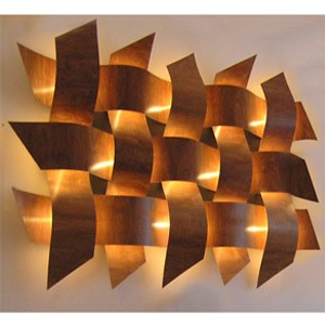 Unbranded Weave Wall Lights (Medium Copper)