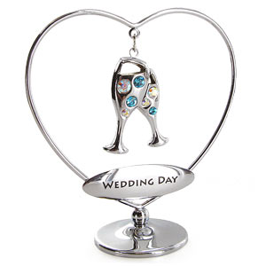 Unbranded Wedding Day Crystocraft Heart Ring