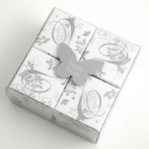 Unbranded Wedding Table Trivia Cards