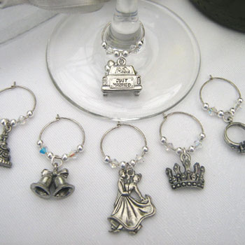 Unbranded Wedding Wine Charms