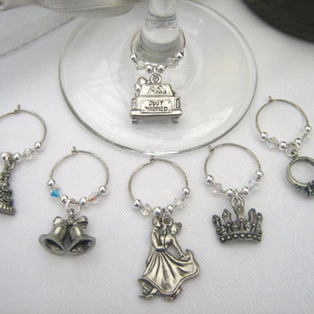 Unbranded Wedding Wine Charms
