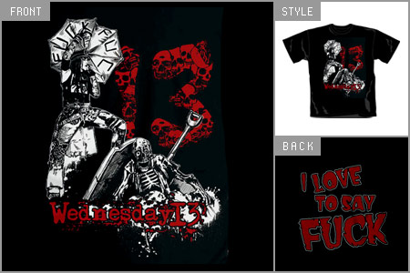 Unbranded Wednesday 13th (Like to Say) T-shirt