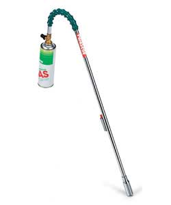 A high intensity flame that destroys weeds instantly with Easy auto ignition. No bending, stooping o