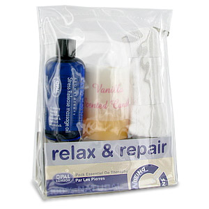 Unbranded Well Being Hot Stone Candle and Massage Oil Gift