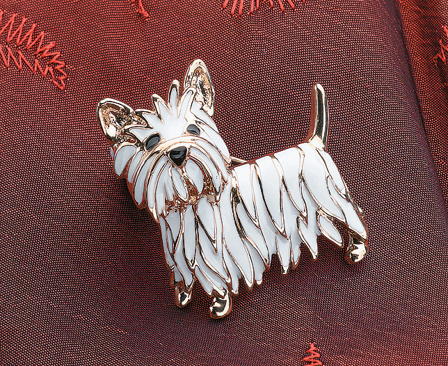 Unbranded Westie Dog Brooch