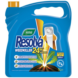 Unbranded Westland Resolva 24H RTU Weedkiller - 5 litres