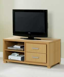 Unbranded Westney Real Oak finish Chunky TV Unit