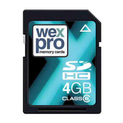 The WexPro 4GB 150x speed Secure Digital card is designed with the performance DSLR user in mind. Th