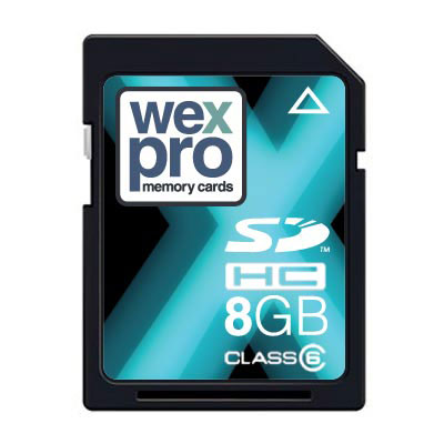 The WexPro 8GB 150x speed Secure Digital card is designed with the performance DSLR user in mind. Th