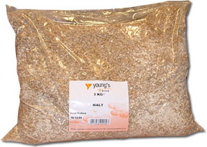 Unbranded WHEAT MALT CRUSHED 3KG