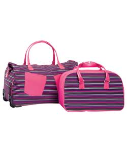 Unbranded Wheeled Trolley Holdall and Cabin Bag -