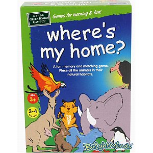 Match animals and their environments - Memory game for children to match the animals to their enviro