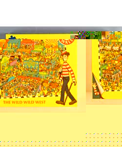 Unbranded Wheres Wally - Wild Wild West 1000 Piece Puzzle