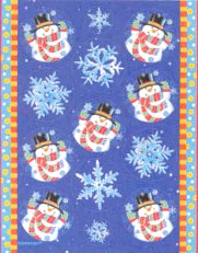 This jolly sticker sheet measures 15.2cm x 11.4cm