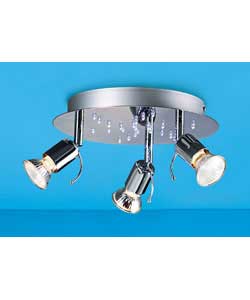 Unbranded Whirl 3 Light Ceiling Plate