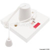 Unbranded White 45A Pull Cord Switch With Neon