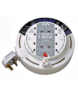 4 sockets. Child resistant. 13 amp.