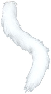 Unbranded White Animal Tail