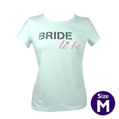 Unbranded White bride t-shirt (M)
