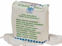 Unbranded White cotton sheeting bagged per 10kg weight, EACH
