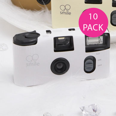 Unbranded White disposable camera - 10 pack