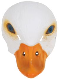 Unbranded White Duck / Goose Face Mask
