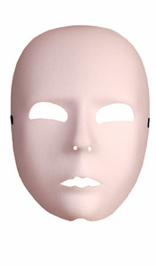 Unbranded WHITE FULL-FACE LAME