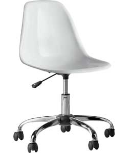Unbranded White Gloss Office Chair