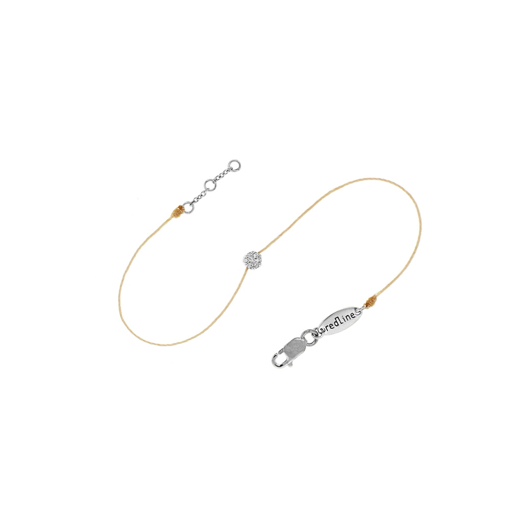 Unbranded White Gold Illusion Bracelet - Beige