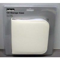 White Leather Look 24 CD Case