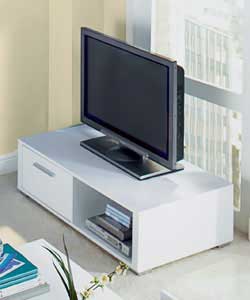White Low Line TV Unit