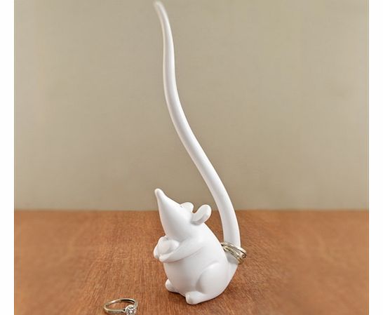 Unbranded White Mouse Ring Holder