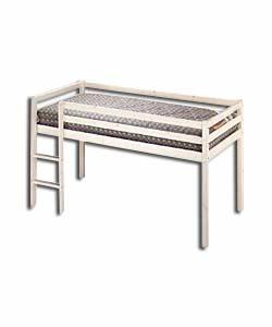 Unbranded White Pine Mid Sleeper with Protector Mattress