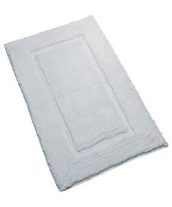 White Plain Dye 2250 GSM Tufted Bath Mat