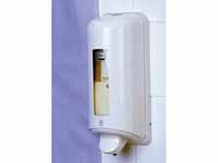 Unbranded White plastic wall mounted dispenser for use