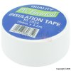 Unbranded White PVC Electrical Insulation Tape 19mm x