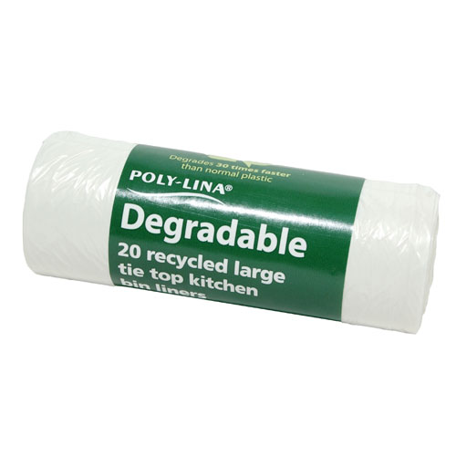 Unbranded White Swing Bin Liners Pack of 20