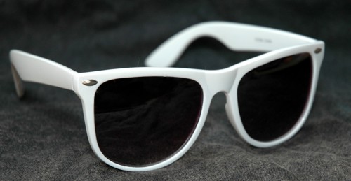 Unbranded White Wayfarer Sunglasses