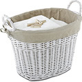 White Willow Laundry Basket