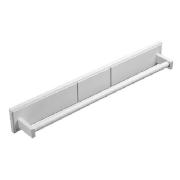 Unbranded White Wood Wall Mounted Towel Rail