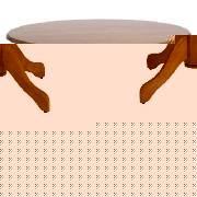 Unbranded Whitton Pedestal Table, Antique Finish