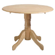 This round pedestal table from the Whitton range has a classic style for dining in the home. Made fr