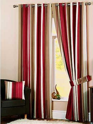 Whitworth Claret Eyelet Curtains - 229 x 229cm