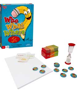 Unbranded Who What Where Junior Board Game