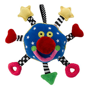 Small enough to take along wherever you and your baby go but packed with fun things to explore. Made